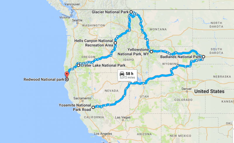 Road trip to every national park 60 photos - Arptravels.com